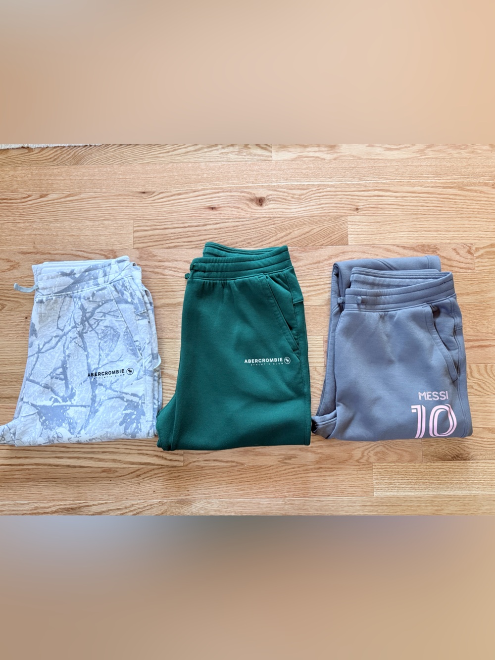 Abercrombie Kids YPB Fleece Jogger Bottoms 15/16 Lot of 3
